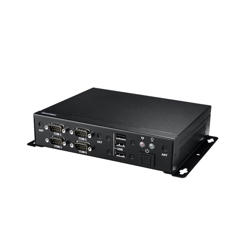 Advantech EPC-R4680 Edge DI Box kompiuteris su 4K ekranu, 6 USB 2.0, 6 UART, 1 GbE ir 8 GPIO, Rockchip RK3288 Cortex-A17 ARM