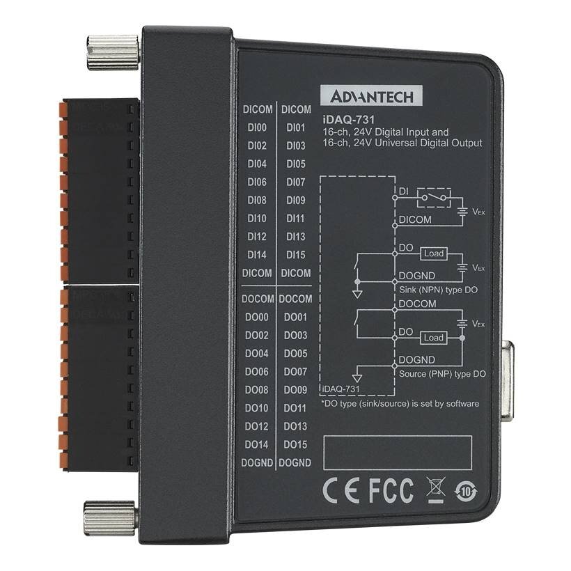 Advantech iDAQ-731 iDAQ modulis su 16 izoliuotų skaitmeninių įėjimų ir 16 izoliuotų skaitmeninių išėjimų 1 Advantech iDAQ-731 iDAQ modulis su 16 izoliuotų skaitmeninių įėjimų ir 16 izoliuotų skaitmeninių išėjimų 1