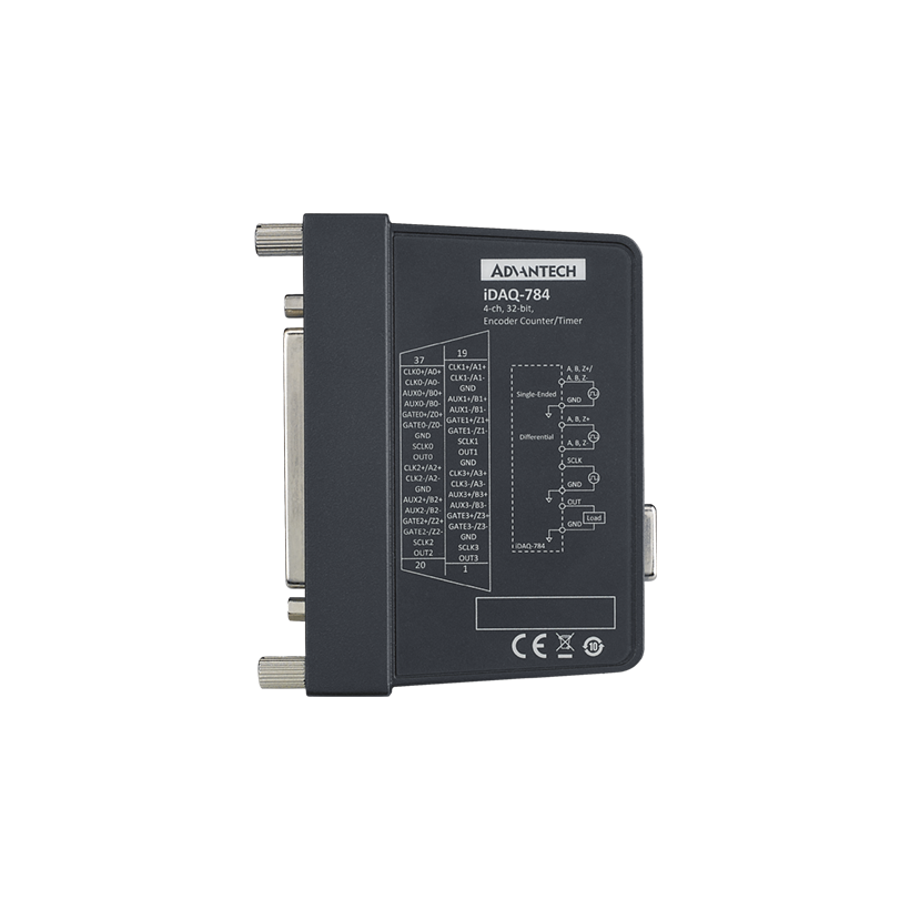 Advantech iDAQ-784 4 kanalų, 32 bitų iDAQ enkoderių skaitiklio / laikmačio modulis 1