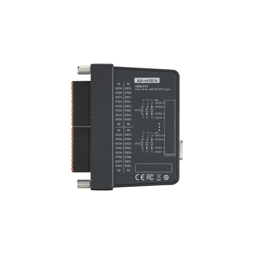 Advantech iDAQ-815 8 kanalų iDAQ modulis su varžinių temperatūros jutiklių (RTD) įėjimais 1