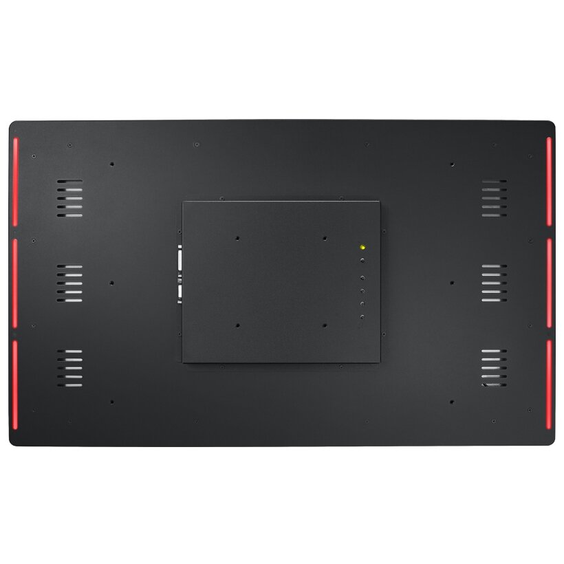 Advantech IDP31-270W 27 colių plokščias jutiklinis ekranas su aplinkine LED juosta, Full HD raiška ir įvairiomis įvesties jungtimis (VGA / DVI / DP) 1