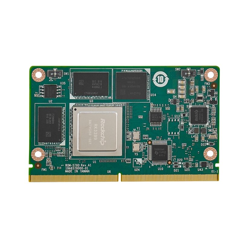 Advantech ROM-5780 Rockchip RK3399 Cortex-A72+A53 SMARC 2.1 kompiuteris modulyje Advantech ROM-5780 Rockchip RK3399 Cortex-A72+A53 SMARC 2.1 kompiuteris modulyje