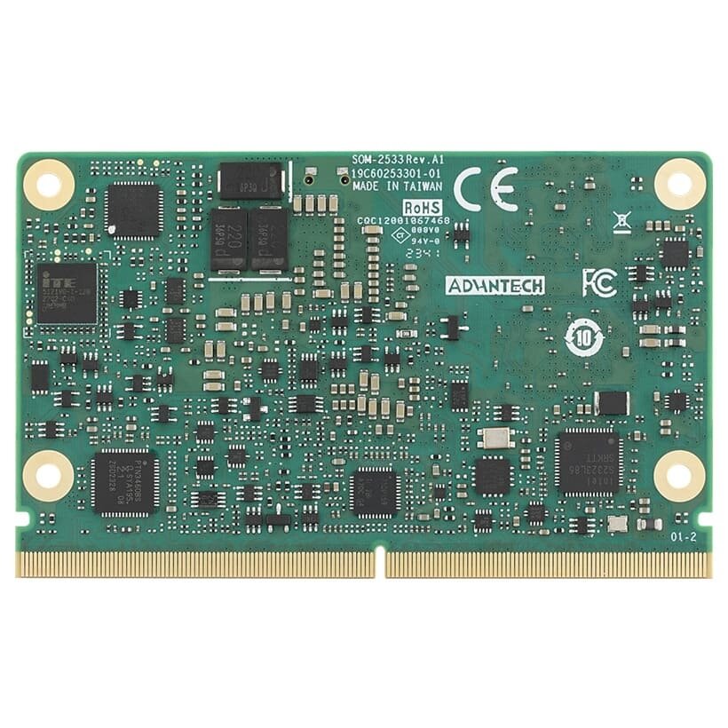 Advantech SOM-2533 „Intel Core i3, N serijos ir „Atom x7000 serijos procesoriai („Alder Lake-N / „Amston Lake) SMARC modulis 1