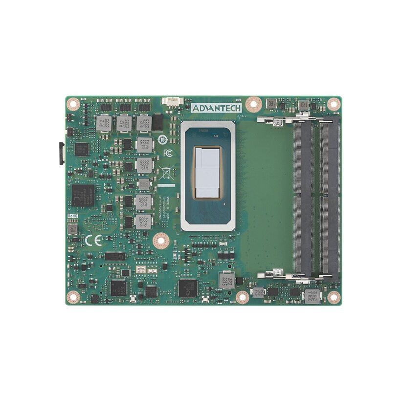 Advantech SOM-5885 Intel Core Ultra procesoriai (kodinis pavadinimas: Meteor Lake-U/H), COM Express Basic, 6 tipo modulis
