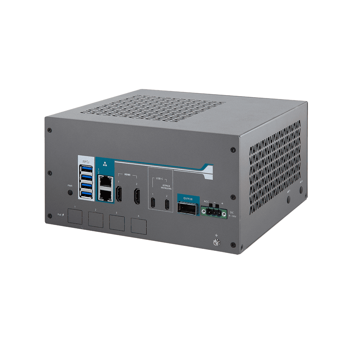 ARBOR AEC‑8000 Series Edge DI sistema veikianti su Jetson Thor T5000