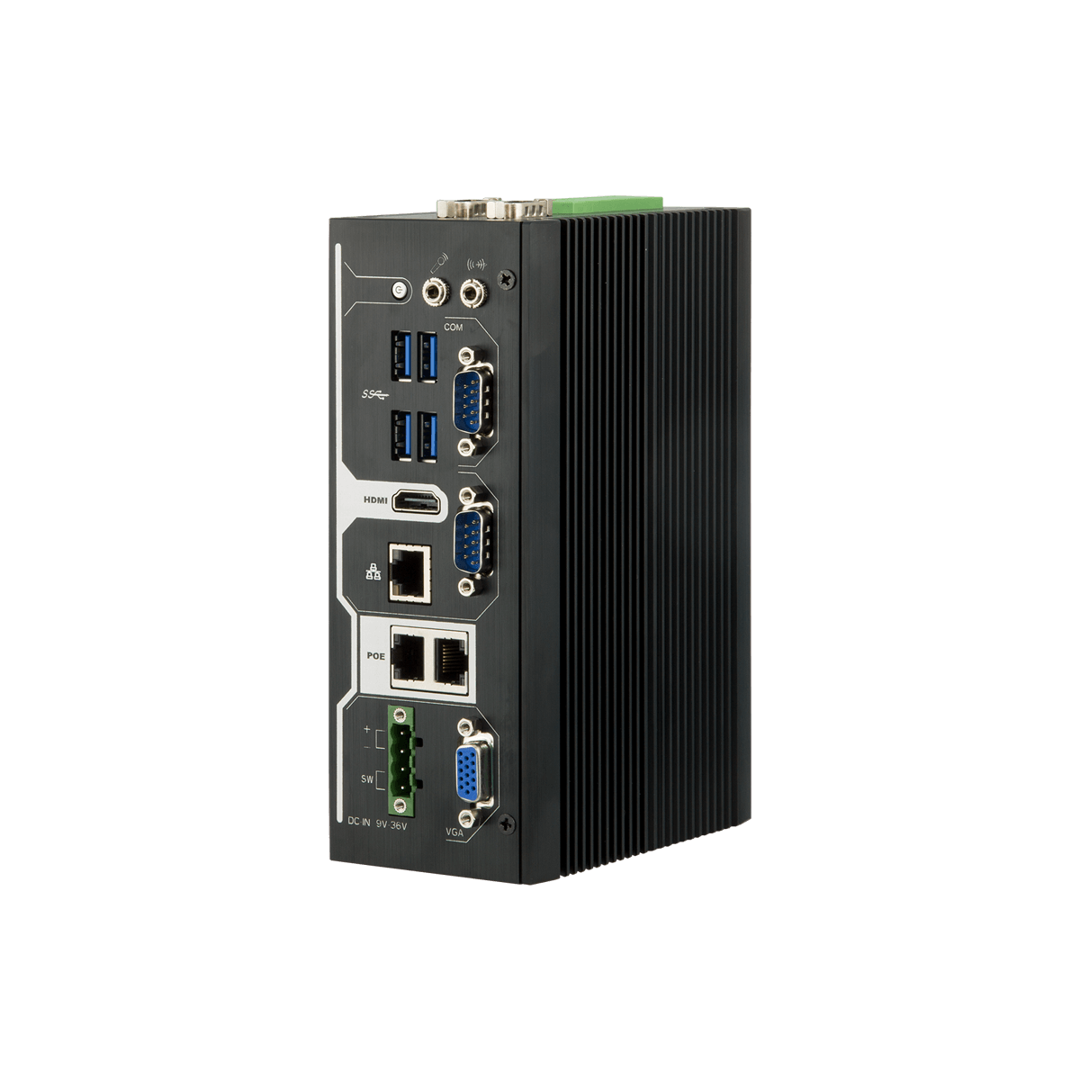 ARBOR ARES-5310 Beventiliatorė ant DIN bėgelio montuojama įterptinė (embedded) sistema, Intel Atom x7 / Celeron ARBOR ARES-5310 Beventiliatorė ant DIN bėgelio montuojama įterptinė (embedded) sistema, Intel Atom x7 / Celeron