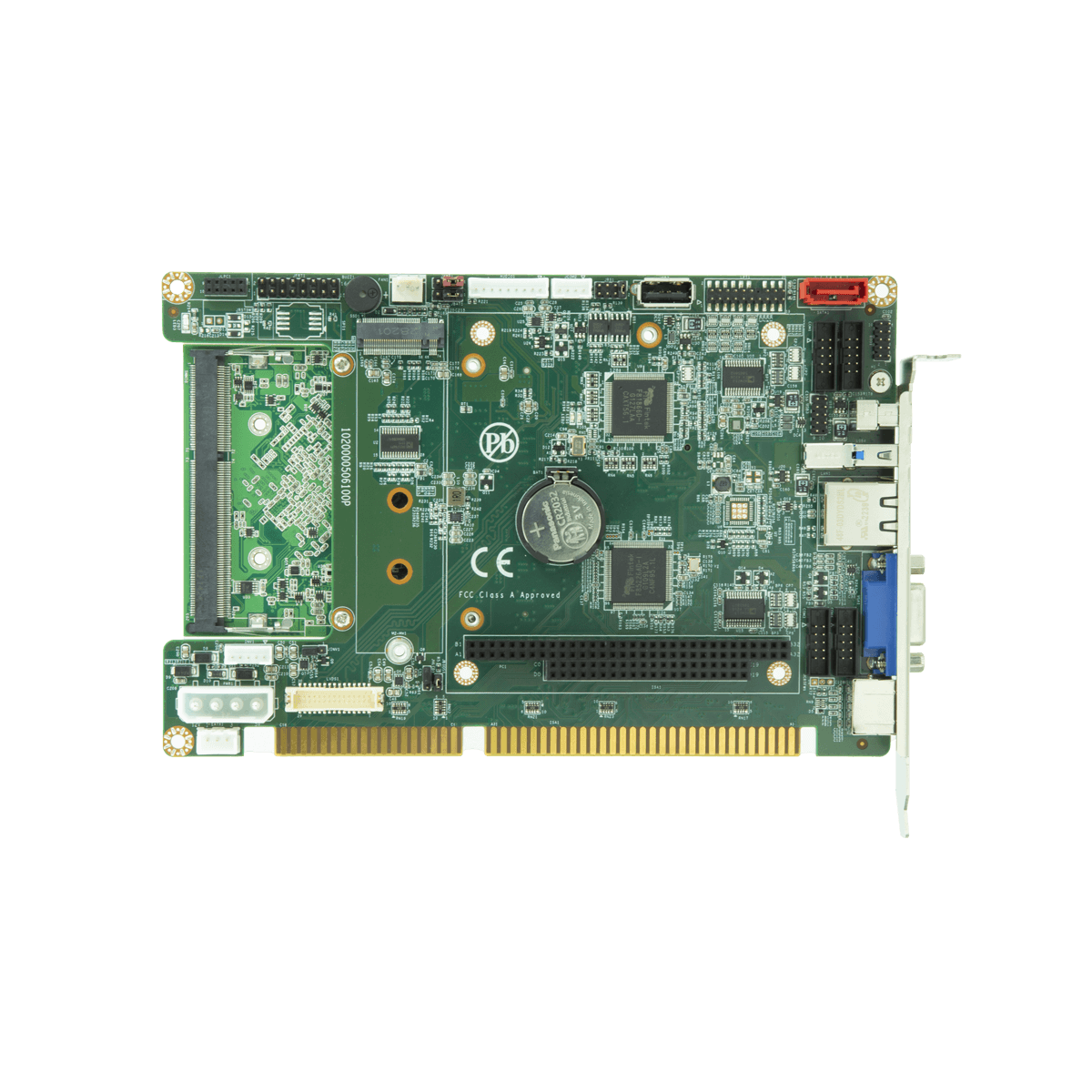 ARBOR EmCORE-i230R Half Size ISA vienplokštis kompiuteris (SBC) su integruotu Intel N2930 procesoriumi