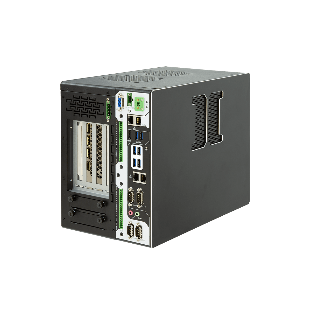ARBOR FPC-9107-L2U4-G2 Atspari Edge DI skaičiavimų platforma palaikanti 250 W GPU arba dvi Nvidia Tesla T4 vaizdo plokštes, Intel 10-osios kartos Xeon Core ARBOR FPC-9107-L2U4-G2 Atspari Edge DI skaičiavimų platforma palaikanti 250 W GPU arba dvi Nvidia Tesla T4 vaizdo plokštes, Intel 10-osios kartos Xeon Core