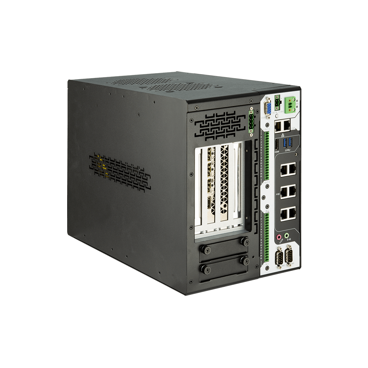 ARBOR FPC-9107-P6-G2 Atspari Edge DI skaičiavimų platforma palaikantis NVIDIA RTX 3070 GPU plokštę arba dvi 2