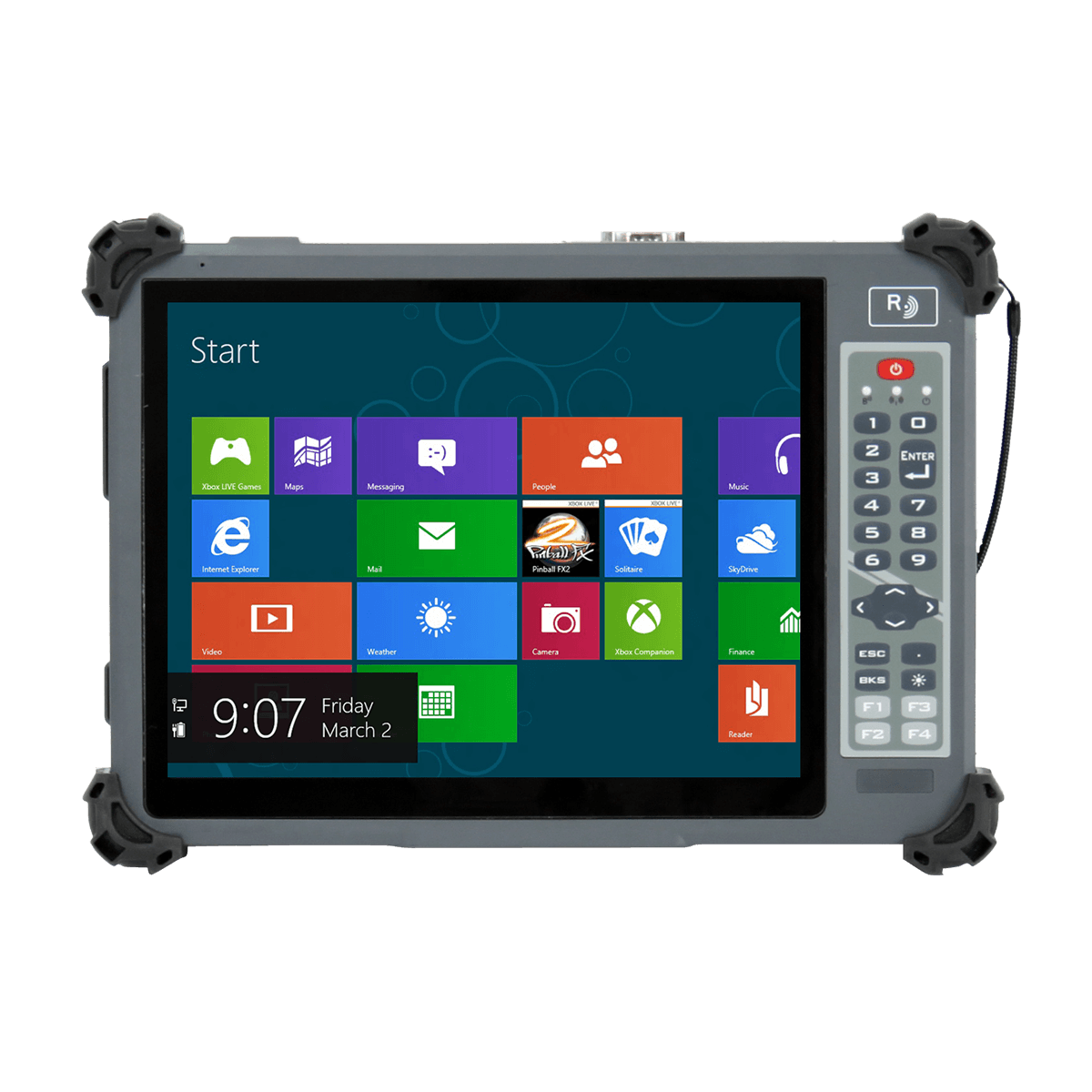 ARBOR Gladius G1052R 10,4" atsparus planšetinis kompiuteris, Intel Celeron N2930