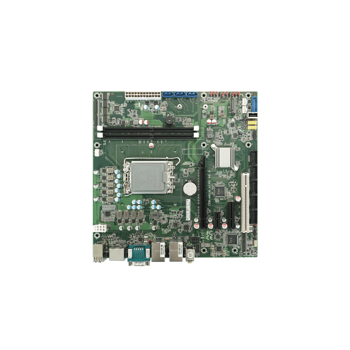 ARBOR MB-i93QM-H610 Micro ATX pagrindinė plokštė, Intel H610 lustų rinkinys, 2 x LAN, 2 x HDMI/DP++, 6 x COM, 13 x USB