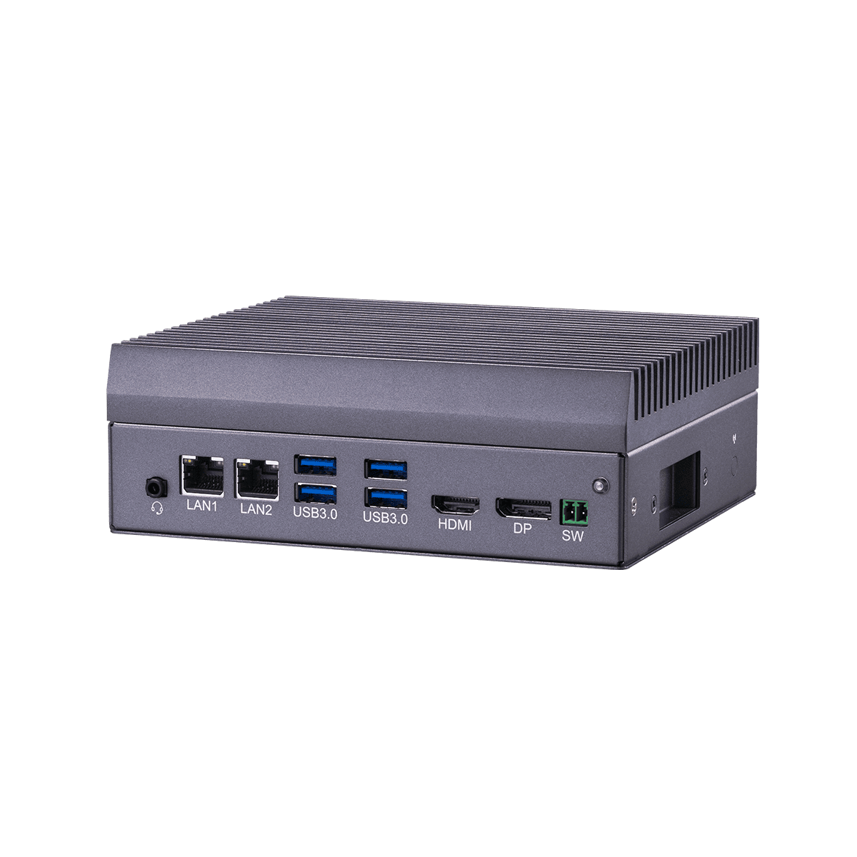 ARBOR SB-122-RPLU pramoninis neventiliuojamas Box kompiuteris | Intel 13th Gen Edge kompiuteris