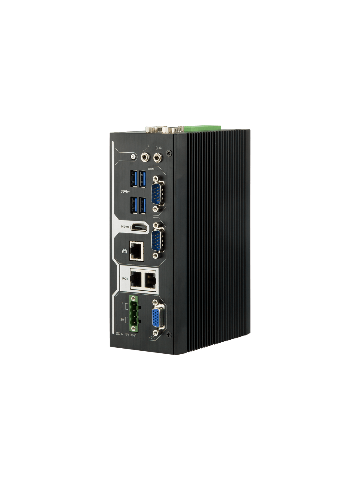ARBOR ARES-5310 Fanless DIN-Rail Embedded System with Intel Atom x7 / Celeron Processor