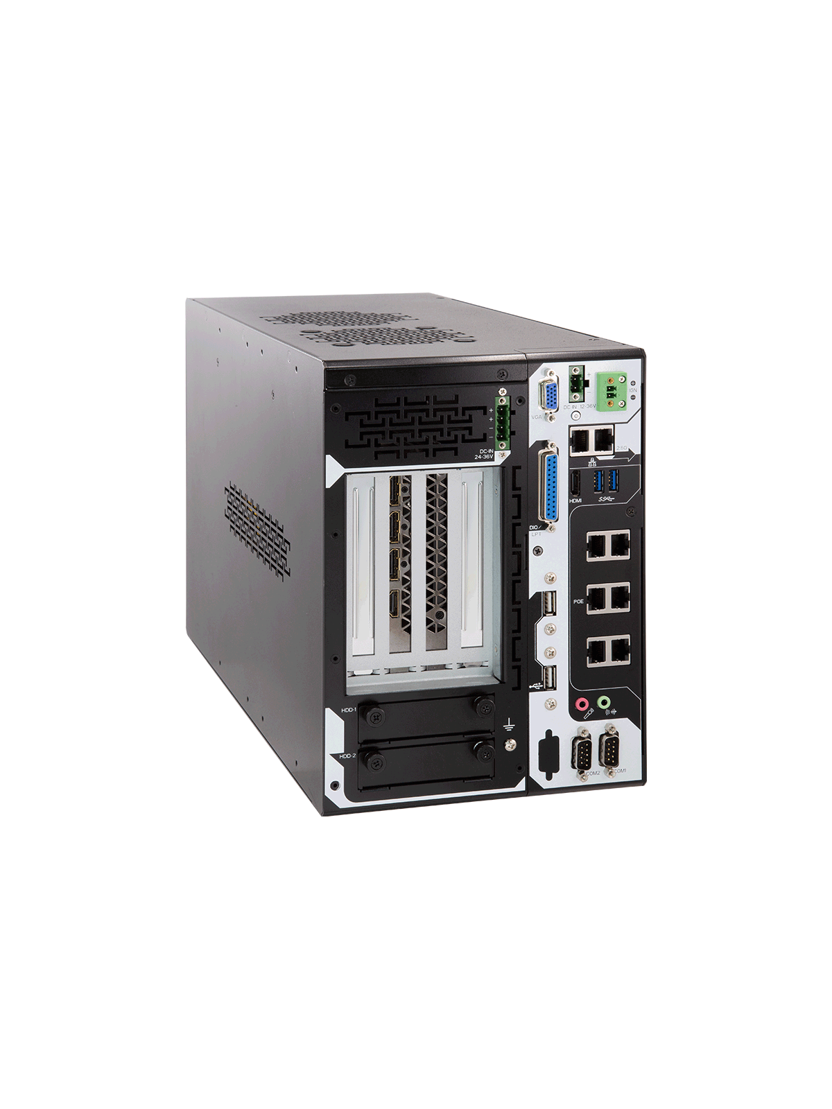 ARBOR FPC-9108-P6-G3 - Ruggedized Edge AI Computing Platform Supporting NVIDIA GeForce RTX 3090 GPU, Intel 10th Gen Xeon Core Processor with 6 GbE PoE 2