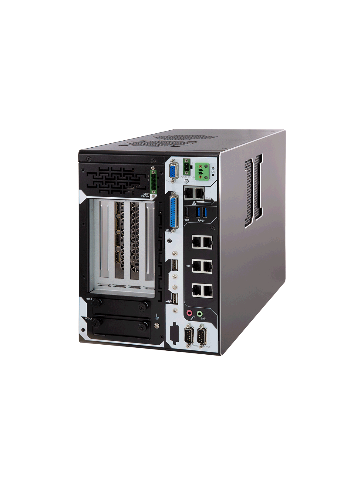 ARBOR FPC-9108-P6-G3 - Ruggedized Edge AI Computing Platform Supporting NVIDIA GeForce RTX 3090 GPU, Intel 10th Gen Xeon Core Processor with 6 GbE PoE
