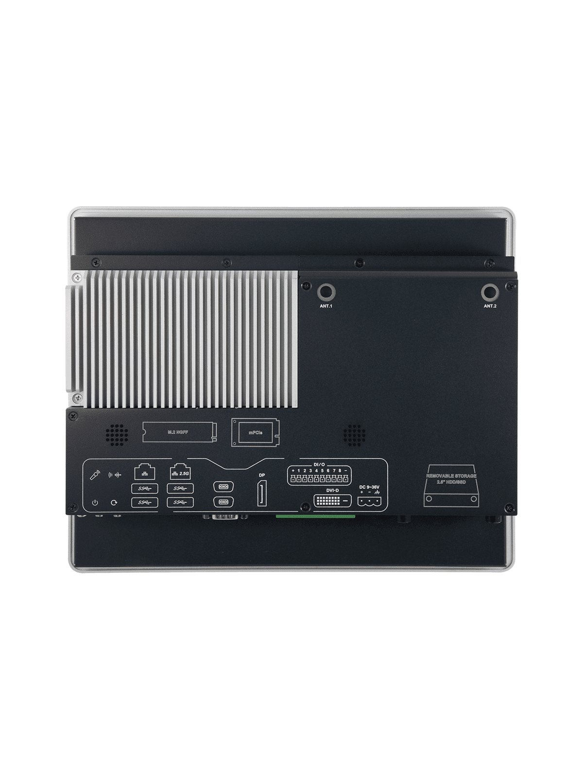 ARBOR iTC-1121R/1150R/1170R Fanless Industrial Panel PC w/ Intel Elkhart Lake Processor 2