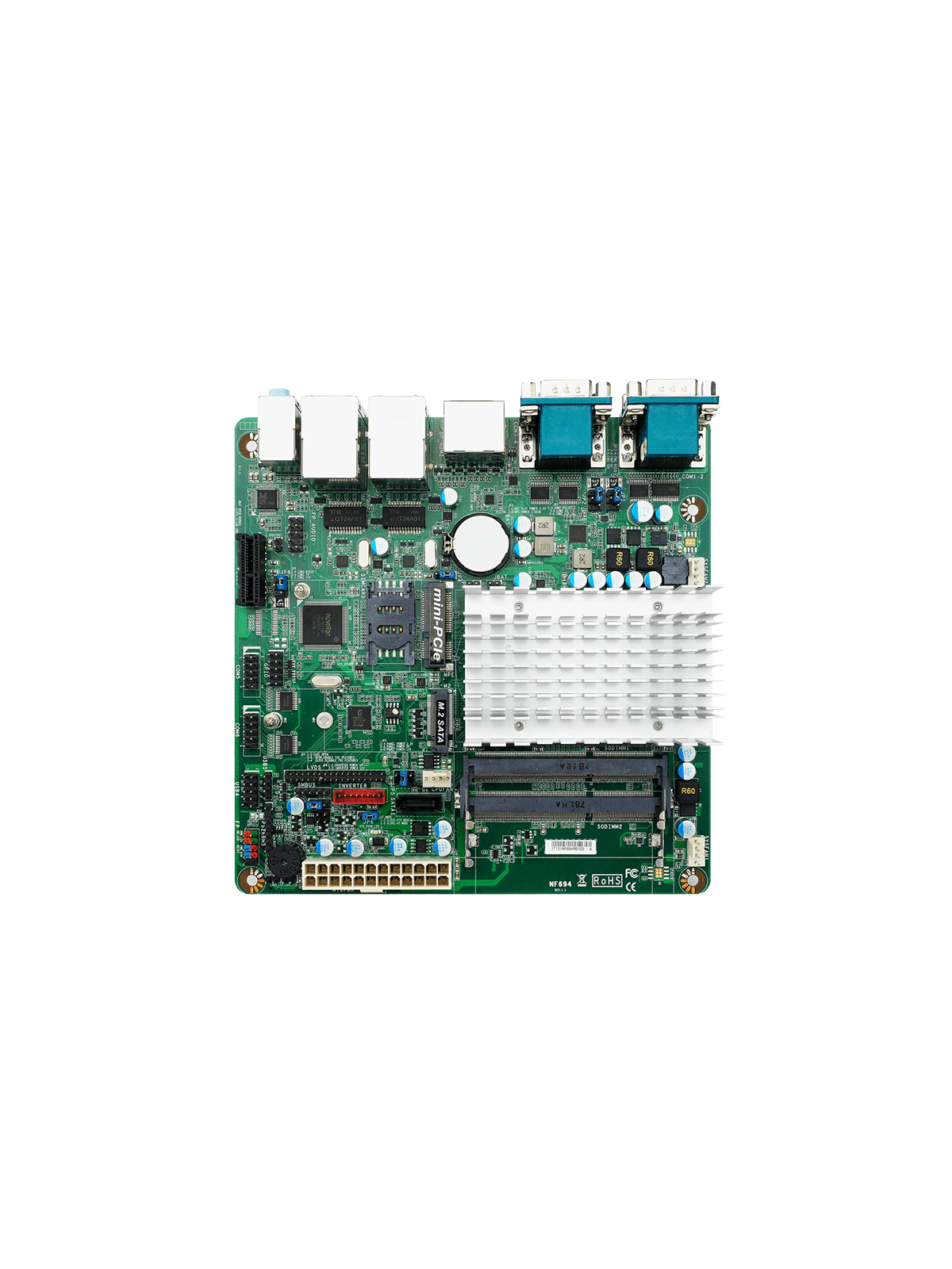 ARBOR ITX-i240B Embedded Mini-ITX Motherboard, Intel Apollo Lake Processor