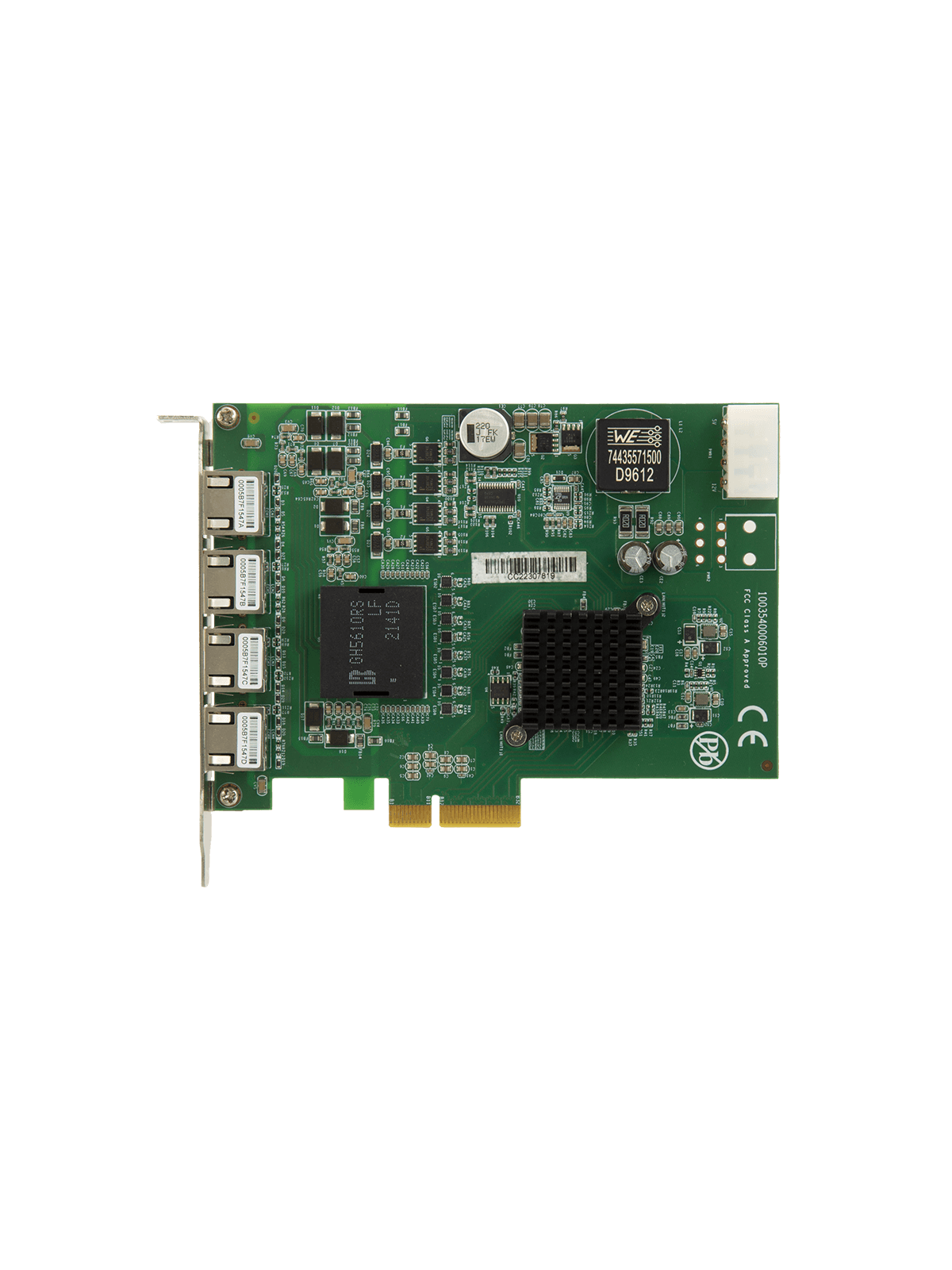 ARBOR PoE-i354 4-Channel PCI Express^{} Power-over-Ethernet Interface Card ARBOR PoE-i354 4-Channel PCI Express^{} Power-over-Ethernet Interface Card