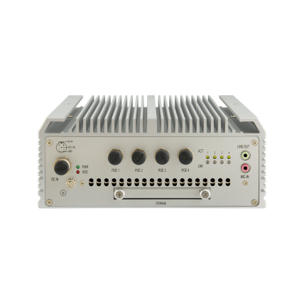 ARBOR ARES-1970E-M12-NVR Transporto priemonei skirtas Box kompiuteris, Intel Xeon E3/ 6-osios ir 7-osios kartos Core i7/ i5/ i3 3