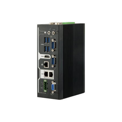 ARBOR ARES-5310 Beventiliatorė ant DIN bėgelio montuojama įterptinė (embedded) sistema, Intel Atom x7 / Celeron