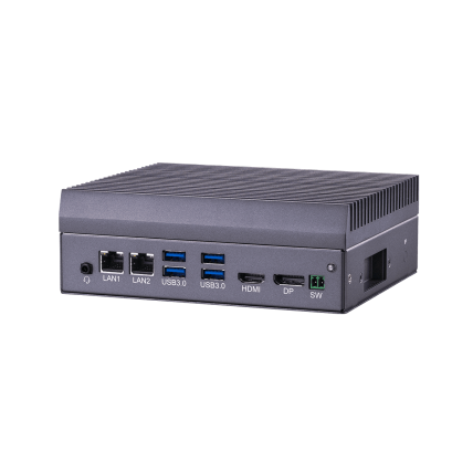 ARBOR SB-122-RPLU pramoninis neventiliuojamas Box kompiuteris | Intel 13th Gen Edge kompiuteris