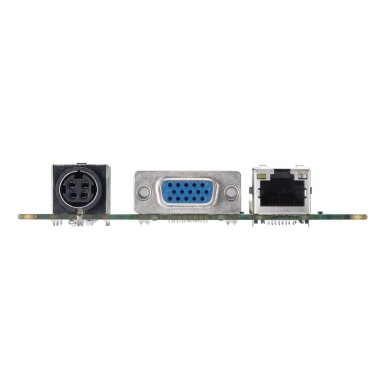 Axiomtek AX93267 – I/O plokštė su vienu GbE LAN, VGA ir DC maitinimo lizdu, skirta PICO841, PICO843