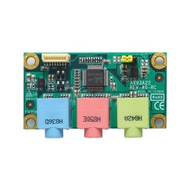 Axiomtek AX93A22 – HD garso I/O plokštė