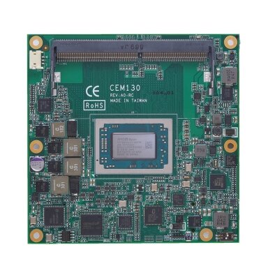 Axiomtek CEM130 – COM Express 6 tipo kompaktiškas modulis su AMD Ryzen Embedded V1000 procesoriumi