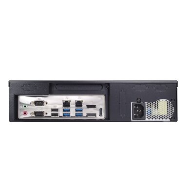 Axiomtek ECM500 – įterptinio (embedded) kompiuterio korpusas Mini-ITX SBC kompiuteriui