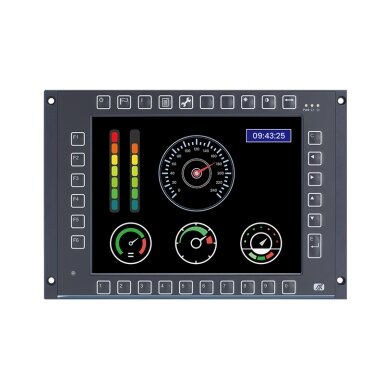Axiomtek GOT710A – EN 50155 S3 10.4" XGA TFT LCD geležinkeliams skirtas panelinis kompiuteris nevetiliuojama su jutikliniu ekranu ir Intel Atom x6425E procesoriumi