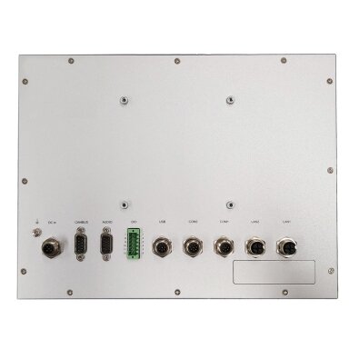 Axiomtek GOT712S – EN50155 S3 12.1" XGA TFT LCD panelinis nevetiliuojamas kompiuteris su jutikliniu ekranu ir Intel Atom E3845 procesoriumi Axiomtek GOT712S – EN50155 S3 12.1" XGA TFT LCD panelinis nevetiliuojamas kompiuteris su jutikliniu ekranu ir Intel Atom E3845 procesoriumi