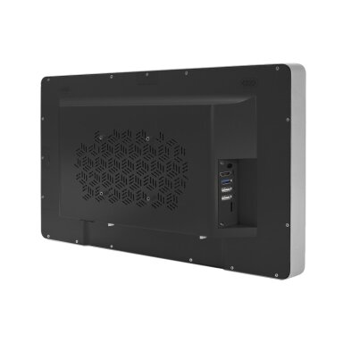 Axiomtek ITC150WM – 15.6" FHD TFT LCD modulinis panelinis kompiuteris su plonu rėmeliu ir Intel® Smart Display Module (SDM) procesoriaus plokšte