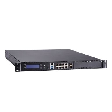 Axiomtek NA592 – 1U 19" į spintą montuojamas tinklo įrenginys su Intel Xeon W-1200 arba 10 kartos Intel Core (Comet Lake) procesoriumi