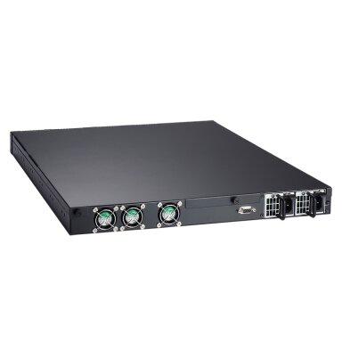 Axiomtek NA861 – 1U į spintą montuojama tinklo įrenginio platforma su Intel Xeon Scalable (Cascade Lake/Skylake) procesoriumi, Intel C621 (Purley) (LGA3647 lizdas)