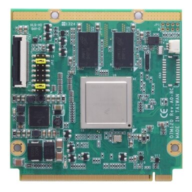 Axiomtek Q7M120 – Qseven v2.0 SoM su iMX6 Quad/DualLite 800 MHz pramoniniu SoC