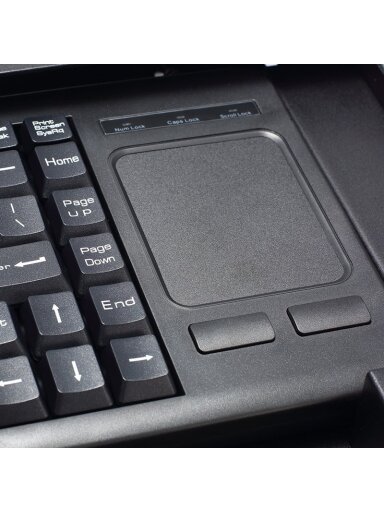 Axiomtek AX7042KB – 1U Keyboard Drawer with Touchpad