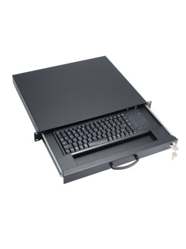 Axiomtek AX7042KB – 1U Keyboard Drawer with Touchpad