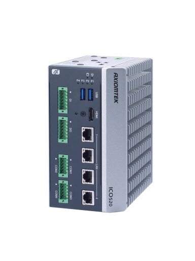 Axiomtek ICO520 – DIN-Rail Fanless Embedded System with 12th Gen Intel Core i7/i5/i3 or Celeron Processor Axiomtek ICO520 – DIN-Rail Fanless Embedded System with 12th Gen Intel Core i7/i5/i3 or Celeron Processor