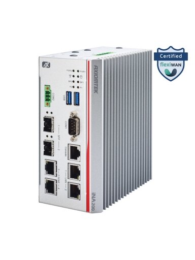 Axiomtek iNA200 – DIN-Rail Cybersecurity Gateway with Intel Atom x6212RE/x6414RE Processor Axiomtek iNA200 – DIN-Rail Cybersecurity Gateway with Intel Atom x6212RE/x6414RE Processor