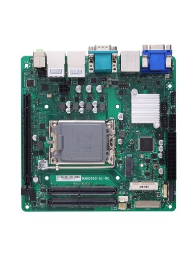 Axiomtek MANO560 – Mini-ITX SBC with LGA1700 14th/13th/12th Gen Intel Core i9/i7/i5/i3 Pentium or Celeron Processor Axiomtek MANO560 – Mini-ITX SBC with LGA1700 14th/13th/12th Gen Intel Core i9/i7/i5/i3 Pentium or Celeron Processor