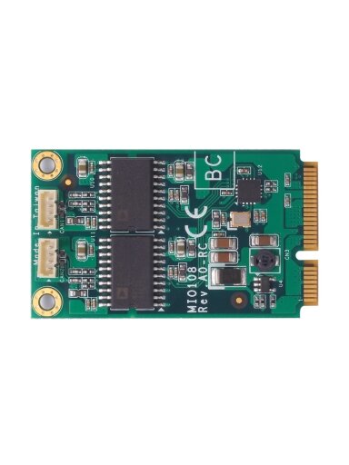 Axiomtek MIO108 – Full-size PCI Express Mini Module with 2 CANBus Axiomtek MIO108 – Full-size PCI Express Mini Module with 2 CANBus