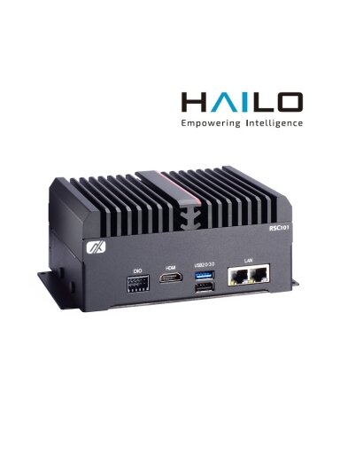 Axiomtek RSC101 – Fanless Edge AI Computer Vision System with Hailo-8 AI Accelerator Axiomtek RSC101 – Fanless Edge AI Computer Vision System with Hailo-8 AI Accelerator