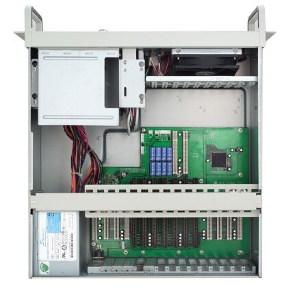 Axiomtek AX61400 – 4U 14 lizdų į spintą montuojamas korpusas 2