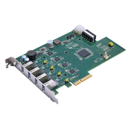 Axiomtek AX92321 – 4/8 prievadų USB 3.0 PCI Express plokštė su 4 nepriklausomais pagrindiniais valdikliais 2