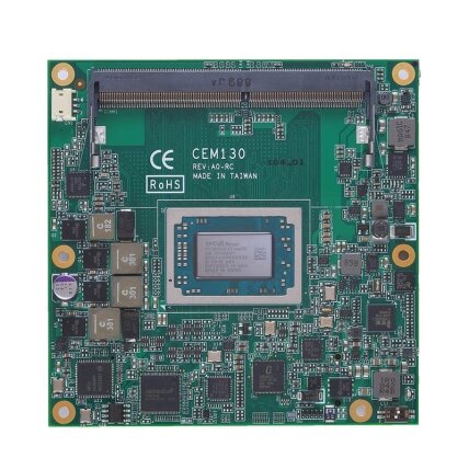 Axiomtek CEM130 – COM Express 6 tipo kompaktiškas modulis su AMD Ryzen Embedded V1000 procesoriumi