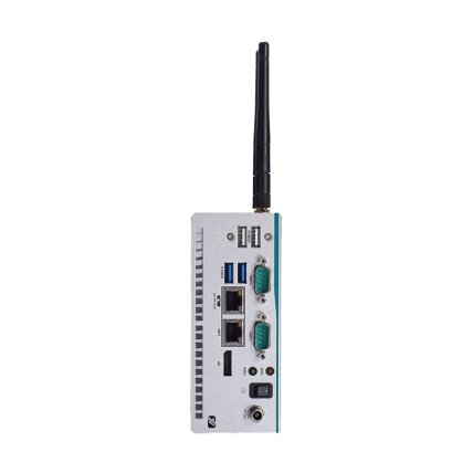 Axiomtek eBOX100-51R-FL – itin kompaktiškas įterptinis (embedded) nevetiliuojamas kompiuteris su Intel Core i5-7300U ir Intel Celeron 3965U procesoriumi 2