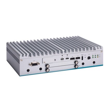 Axiomtek eBOX630B – įterptinė (embedded) DI sistema nevetiliuojama su Intel Core Ultra 7/5 (1 ir 2 serijos) procesoriumi