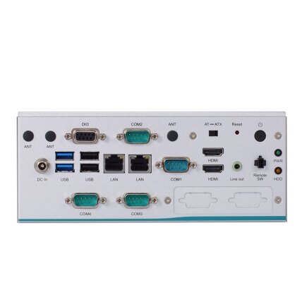 Axiomtek eBOX640A – įterptinis (embedded) nevetiliuojamas kompiuteris su 14/13/12 kartos Intel Core i7/i5/i3 arba Celeron procesoriumi, Intel H610 (LGA1700 lizdas) 1