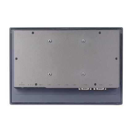 Axiomtek GOT110A-TWL-WCD – 10.1" WXGA TFT panelinis neventiliuojamas kompiuteris su jutikliniu ekranu ir Intel N150 procesoriumi 2