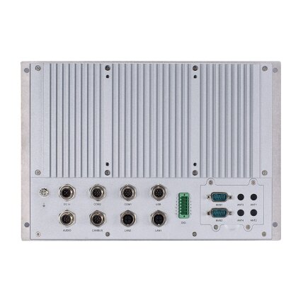 Axiomtek GOT710A – EN 50155 S3 10.4" XGA TFT LCD geležinkeliams skirtas panelinis kompiuteris nevetiliuojama su jutikliniu ekranu ir Intel Atom x6425E procesoriumi 1